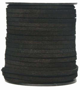 Flat Suede Leather Cord 3mm