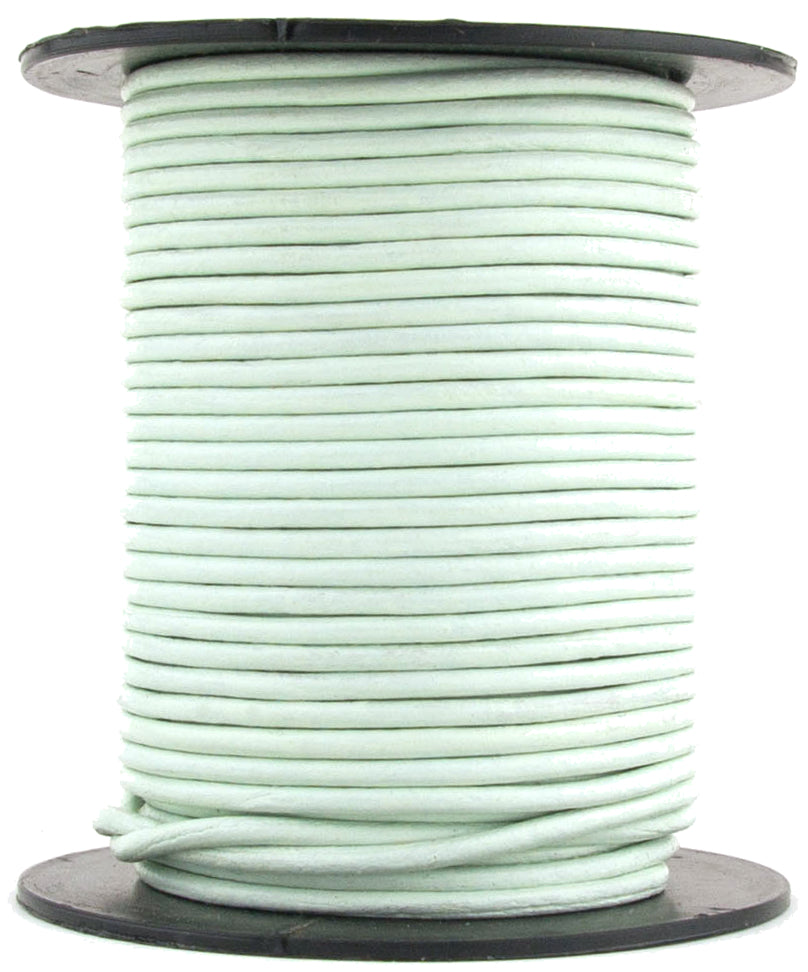 Hint of Mint Round Leather Cord 1.5mm