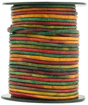 Kinte Gypsy Natural Round Leather Cord 2mm