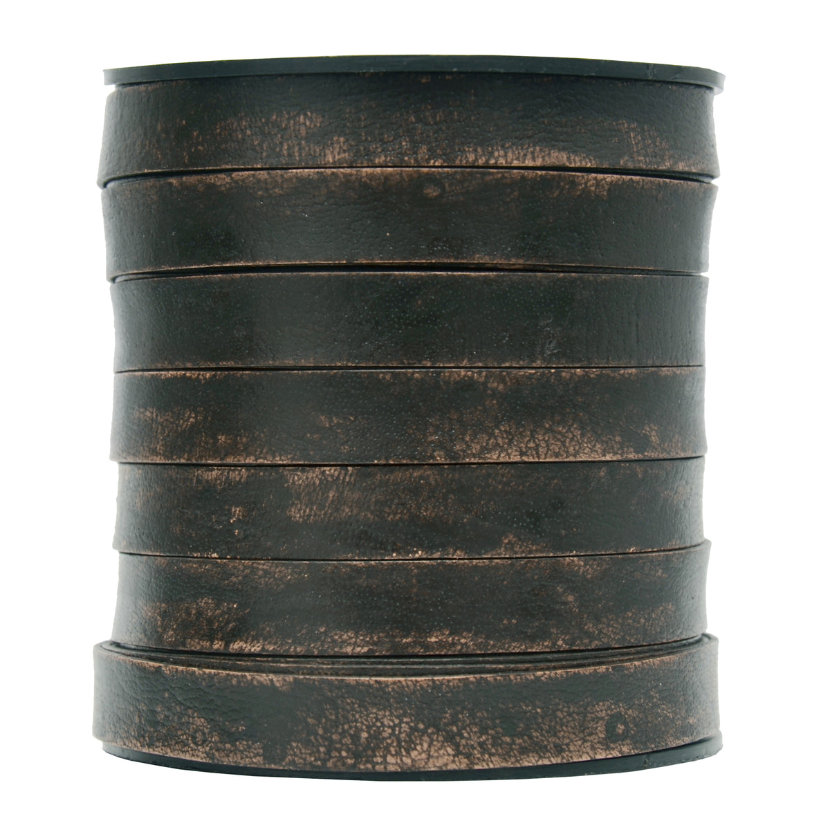 Antique Dark Brown- Flat Leather Cord 10mm*1mm