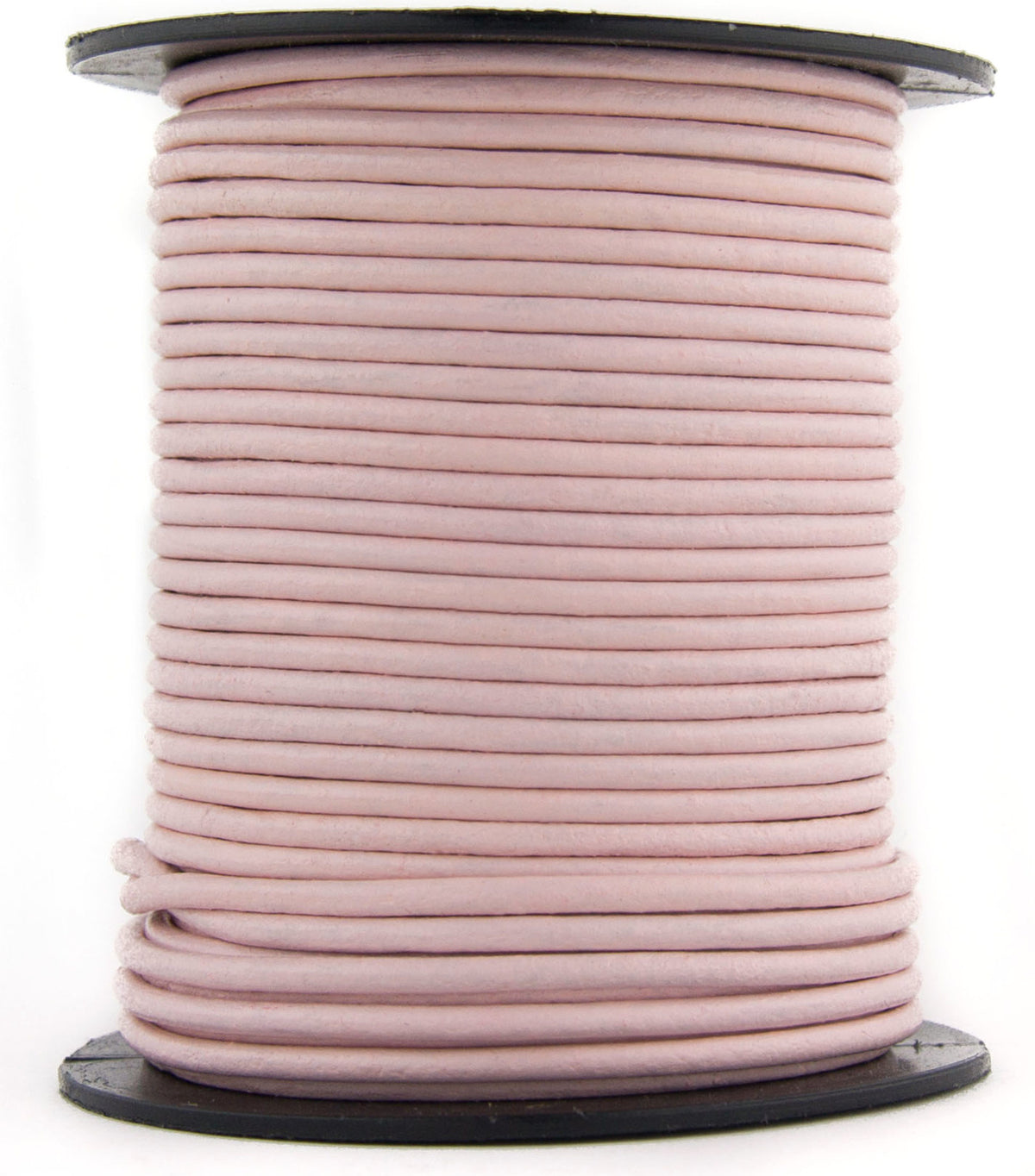 Candy Pink Round Leather Cord 1mm