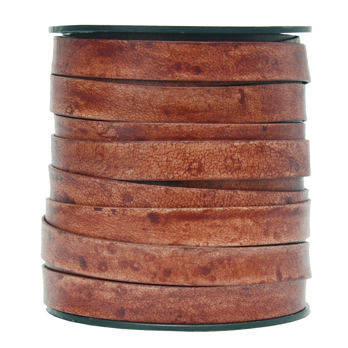 Dark Cherry Flat Leather Cord 10mm x 1mm
