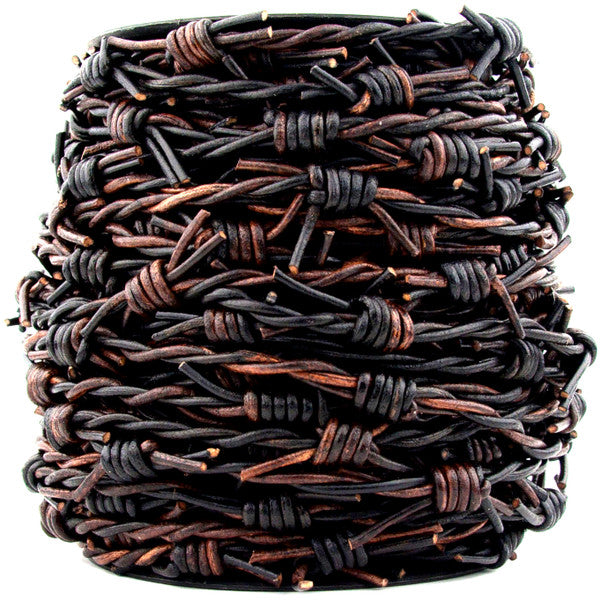 Gypsy Sippa Barbed Wire Leather Cord