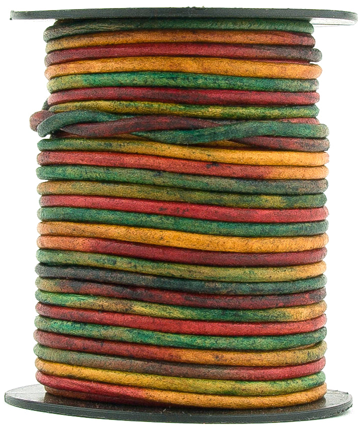 Kinte Gypsy Natural Round Leather Cord 1mm