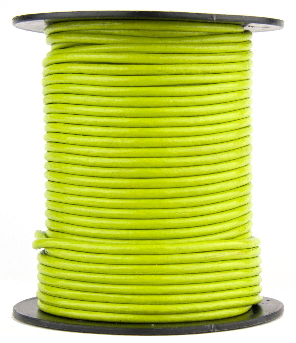 Light Green Round Leather Cord 1.5mm