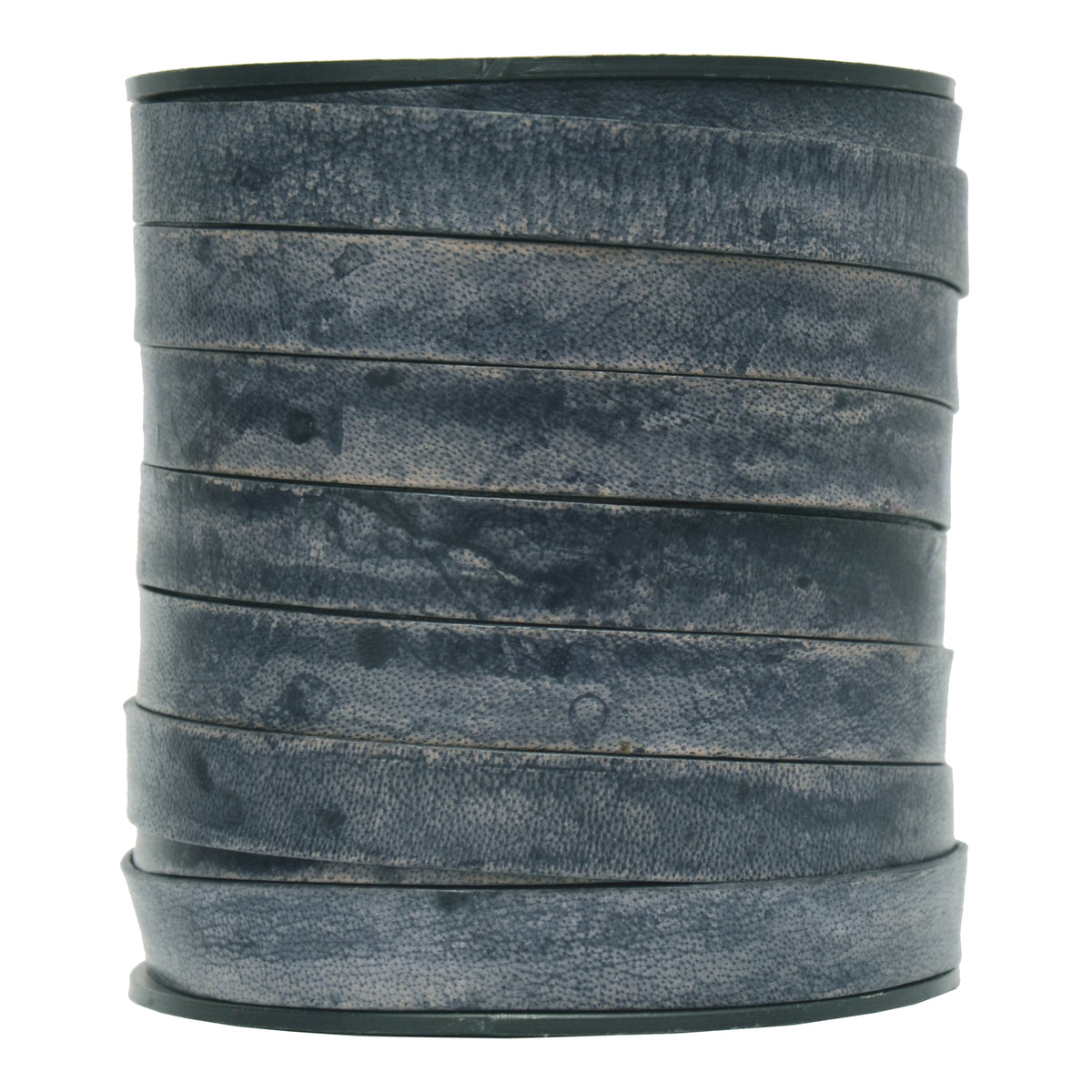 Midnight Blue Flat Leather Cord 10mm x 1mm 1 meter