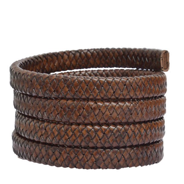 Sugar Plum Flat Braided Bracelet Leather Cord 11.5mm 1 meter