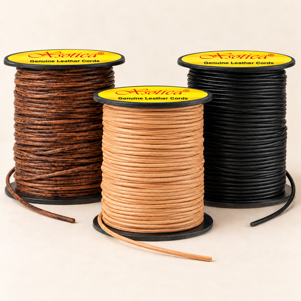 1mm Round Leather Cord